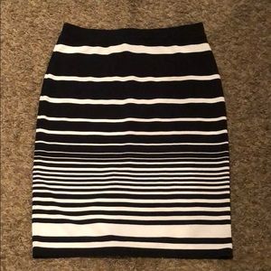 Black and white skirt